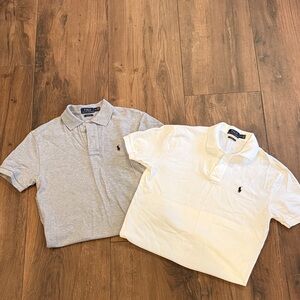 Polo by Ralph Lauren Men’s Polo Shirts in Gray and White